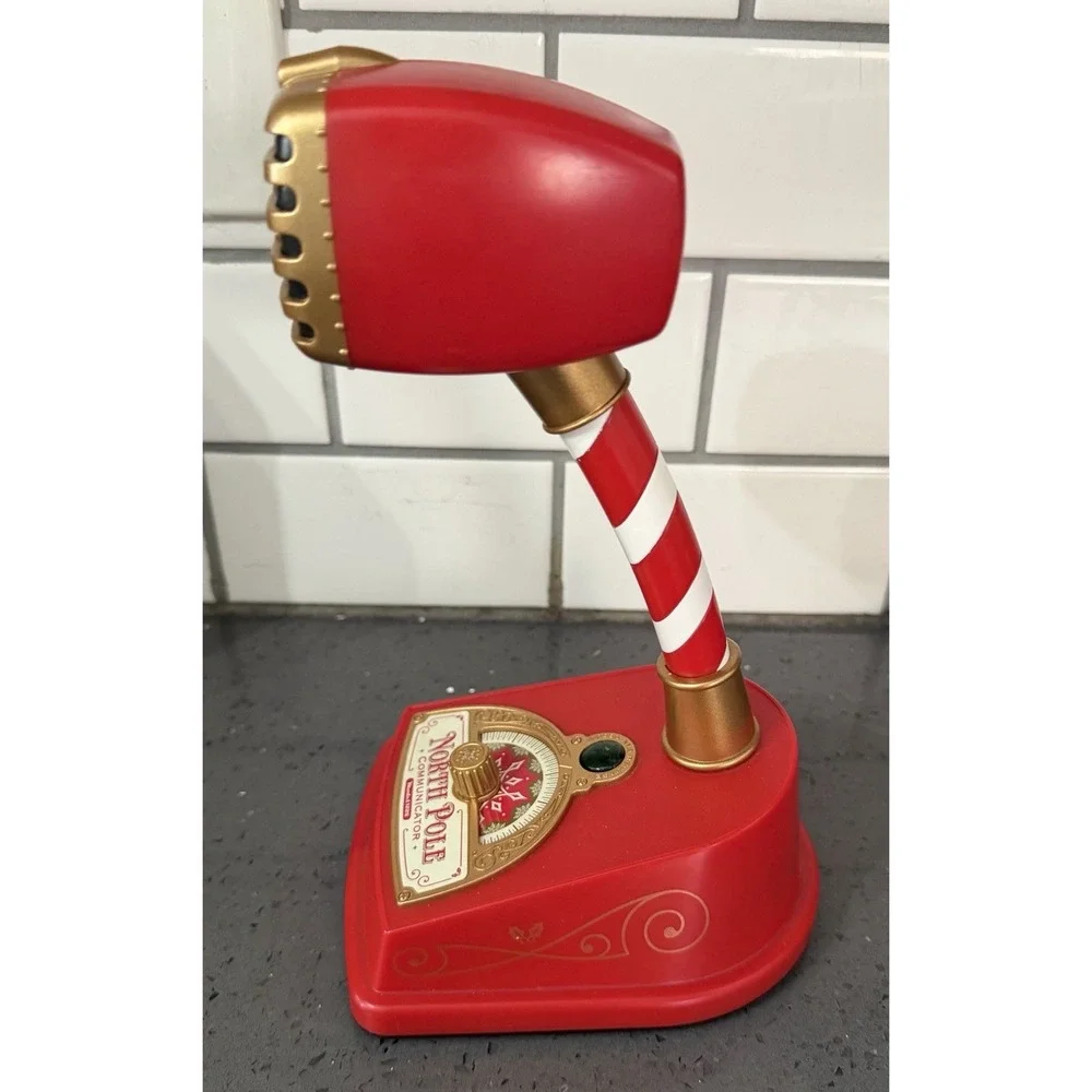 Hallmark Northpole Communicator Christmas Interactive Toy Red White